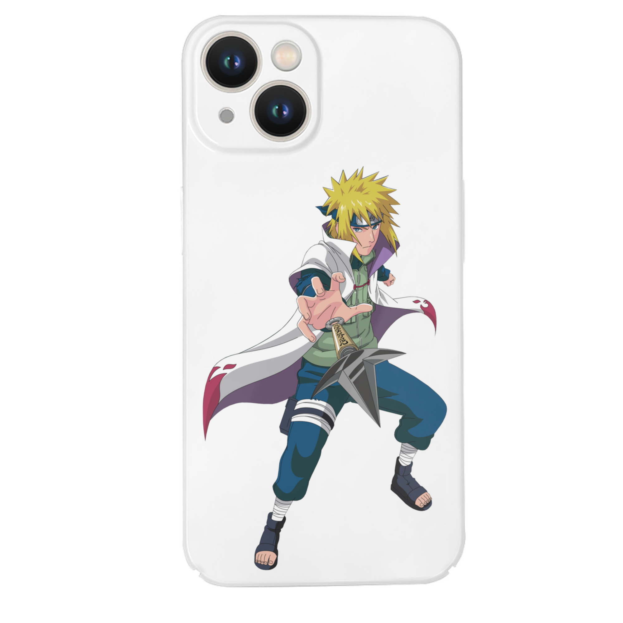 （画像用） NARUTO -ナルト- 波風 ミナト Namikaze Minato 【iPhone 14シリーズ対応】ハードケース